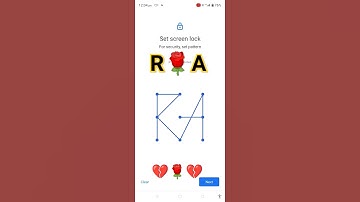R 🌹 A 💫 NEW ❤️ PATTERN 🤯 LOCK 🔐#pattern #video #Short