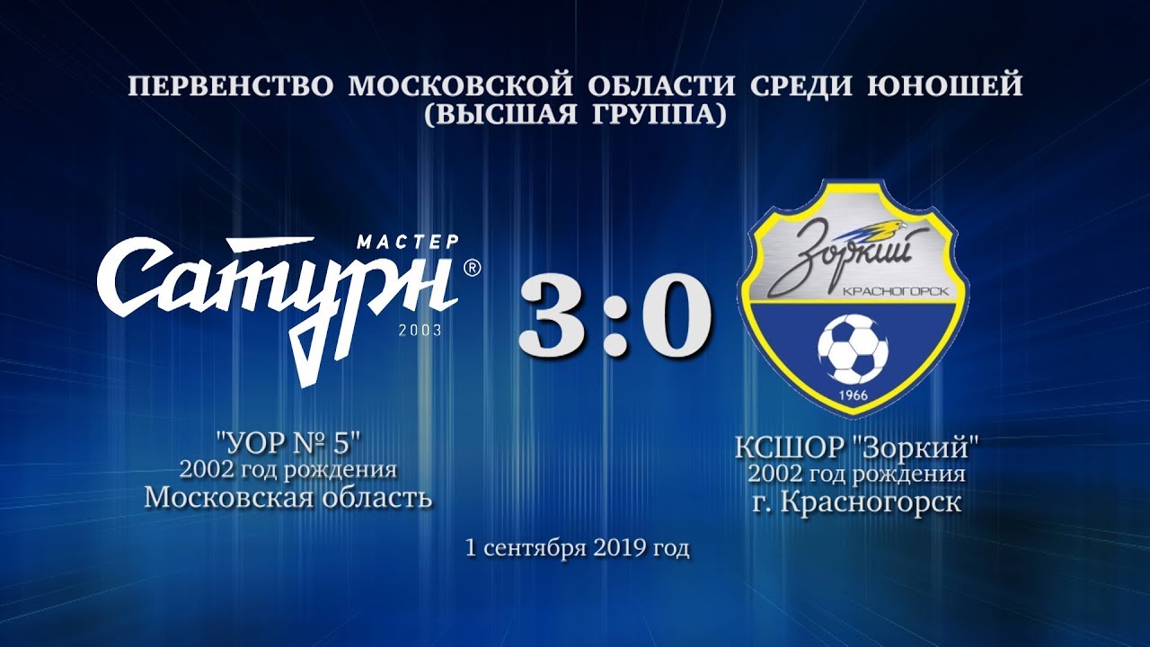 мастер сатурн фк Голы матча команды 2002 г.р. 1 сентября 2019 год.
