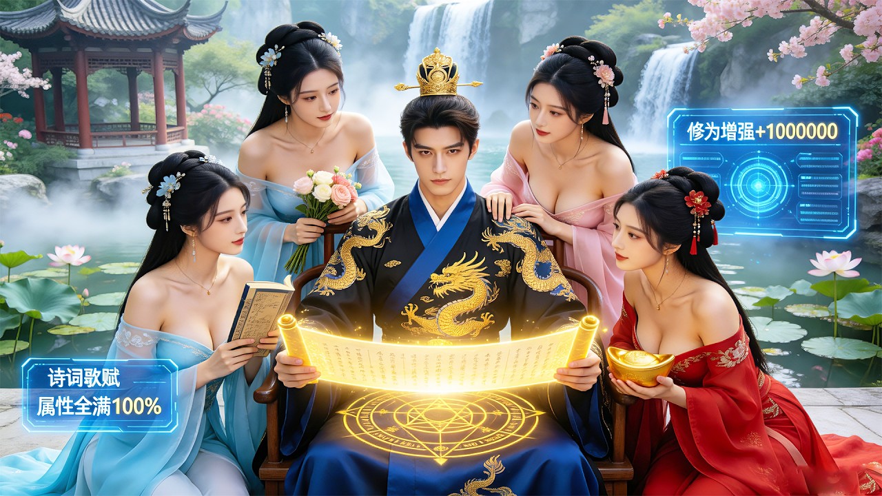 穿越大夏：背詩成聖，女帝求我當國師