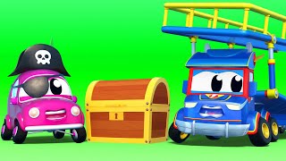 गोस्ट पायरेट ख़ज़ाने की रक्षा में  | सुपर ट्रक | कार सिटी वर्ल्ड एप्लिकेशन screenshot 3