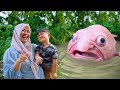 MONSTER IKAN TERJELEK KELUAR DARI KALI 😱 SAAT LEPAS IKAN SAPU SAPU