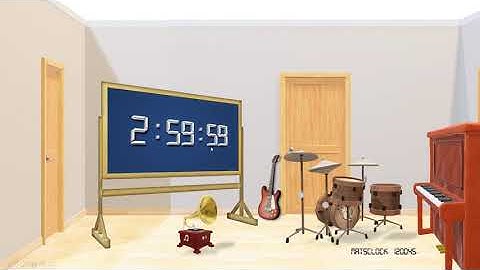 Free Digital Clock for PowerPoint Presentations - MatsClock 120045