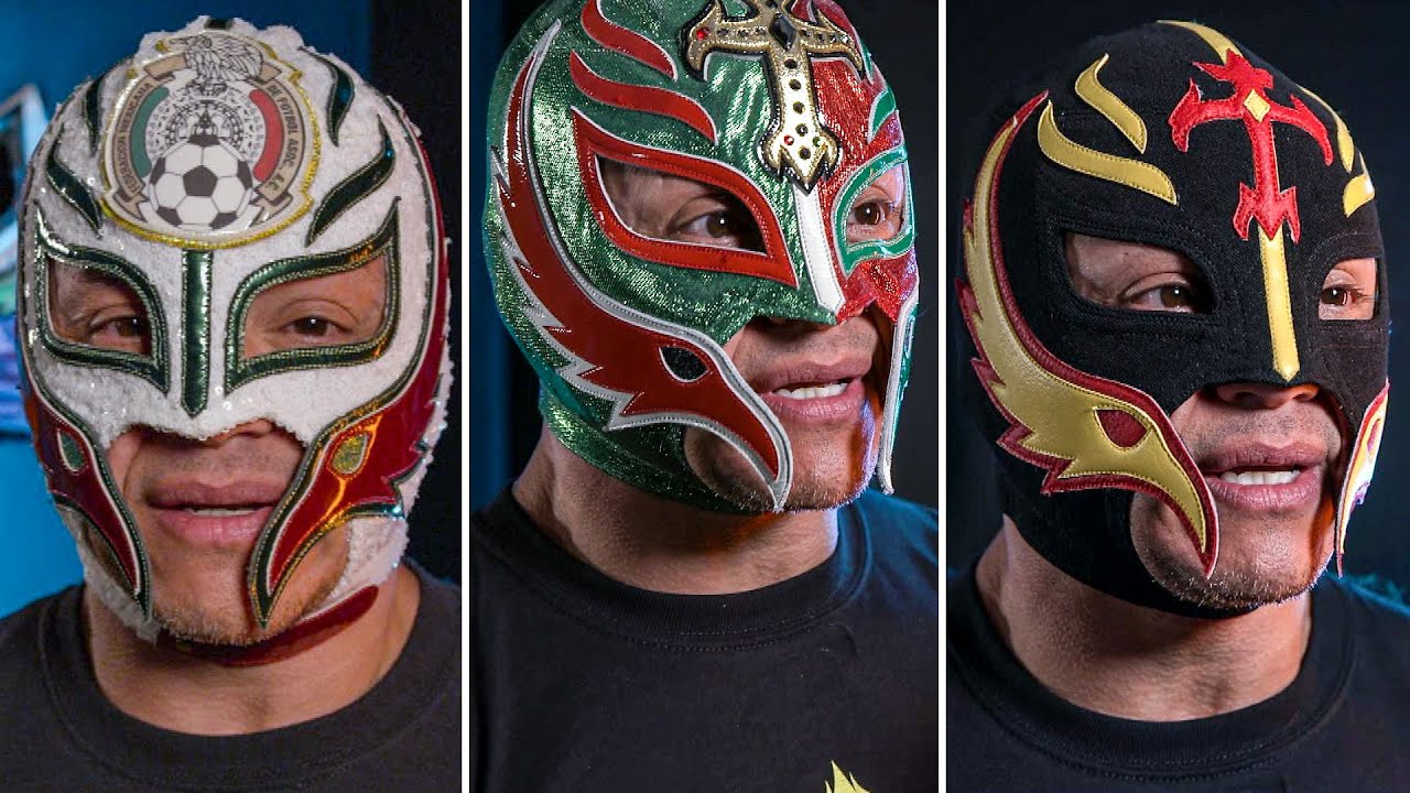 Go inside Rey Mysterio's mask collection - YouTube