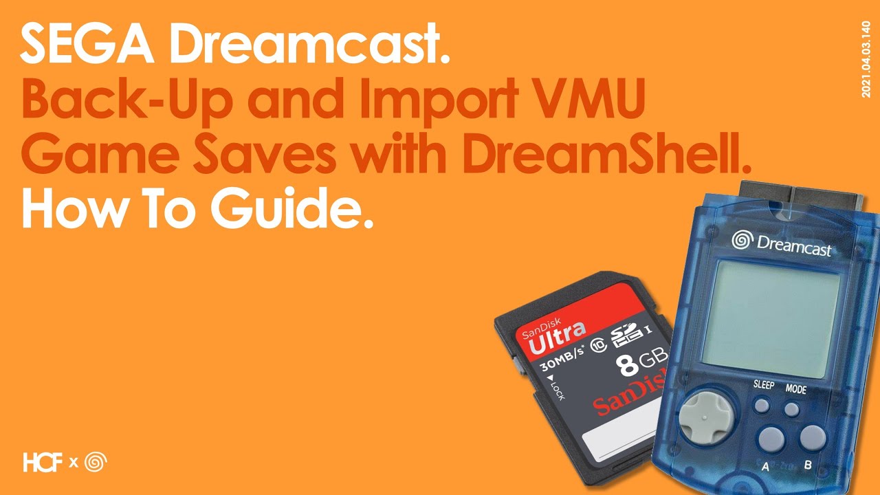 SEGA Dreamcast Backing up and Importing VMU Game Saves with