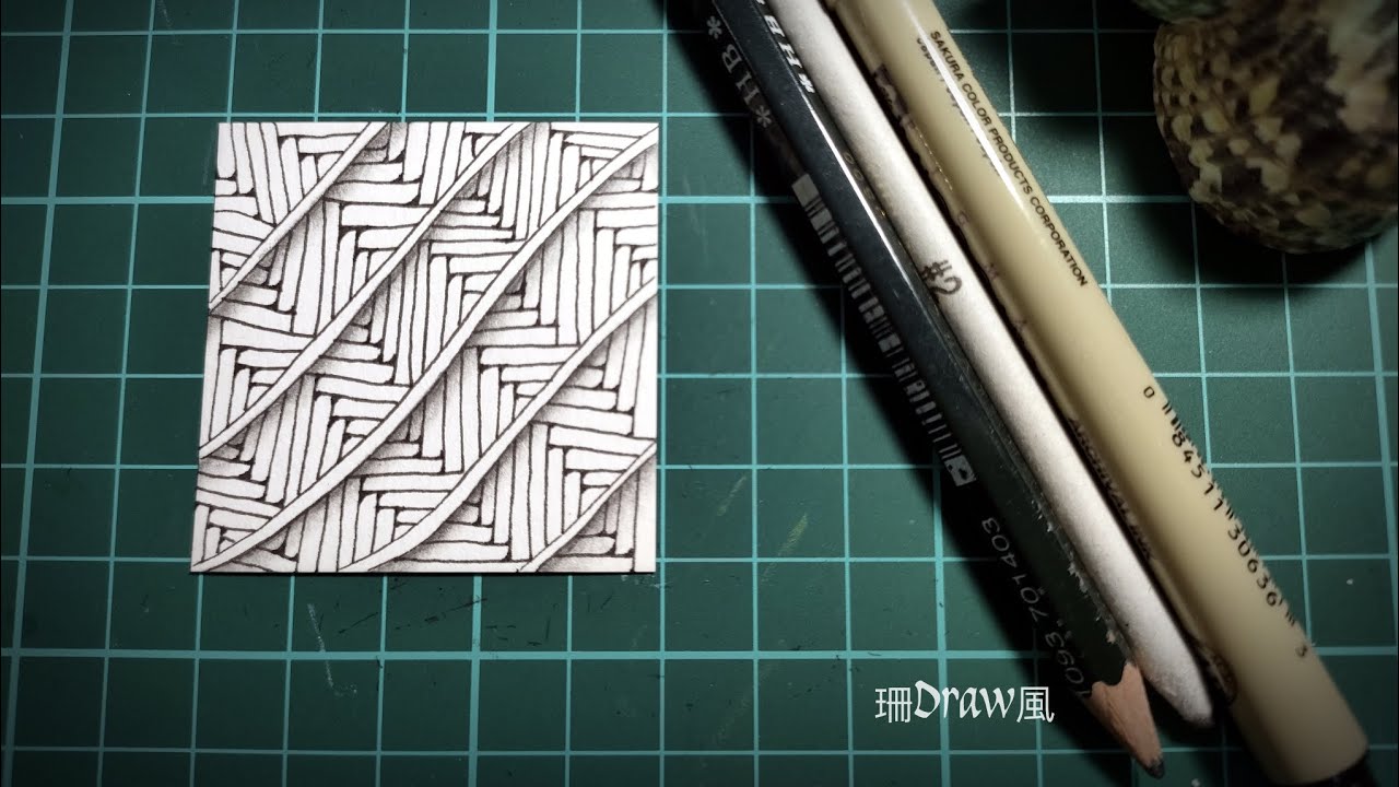 Zentangle®官方禪繞畫圖案 - 海柏瑞(Hibred） - YouTube