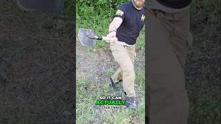 Durable Steel Dugout Tool: Axe or Melee Weapon? #survival #foraging #bushcraft