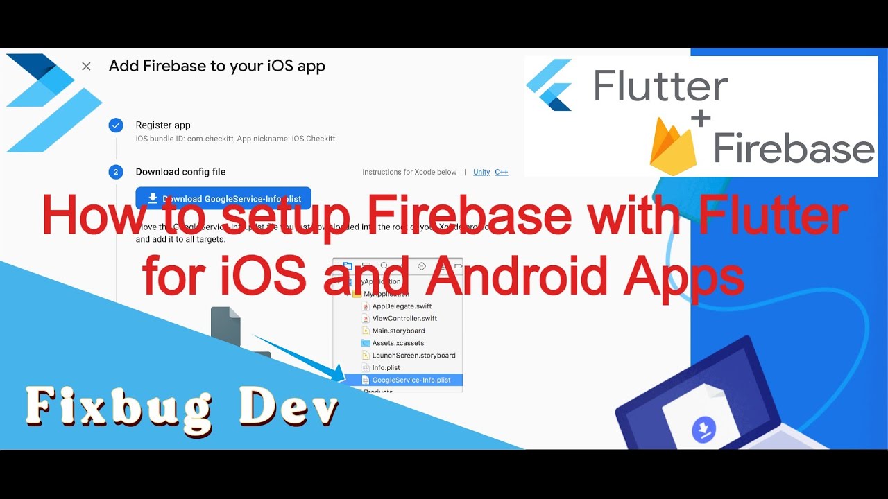 Flutter - How to setup Firebase with Flutter for iOS and Android Apps ...