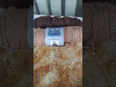 Crochet artist. Turning