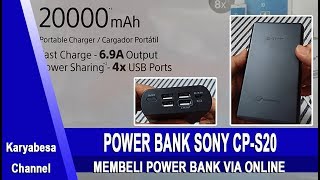 MEMBELI POWER BANK SONY CP-S20 20000 mAh via ONLINE