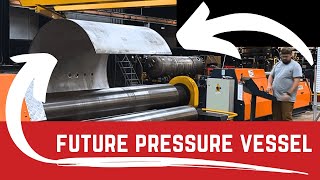 How Pressure Vessels are Made | Stainless Steel | Side Roll