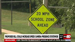 Proposed bill could increase speed camera presence statewide