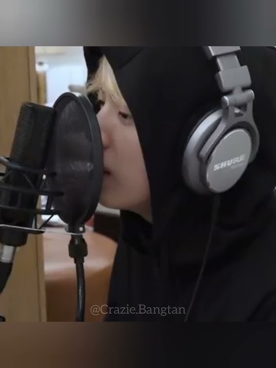 BTS JIN Tonight song recording part 2