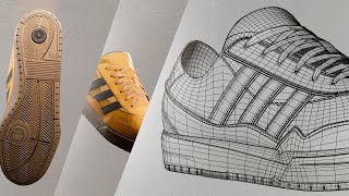Sneakers Adidas Modelados En 3D