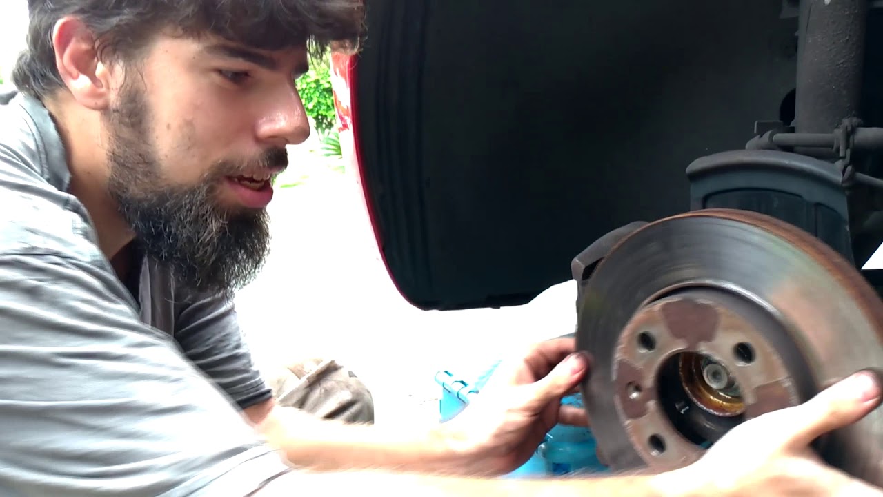 TROCA DE PASTILHA E DISCO DO VW UP! - PASSO A PASSO