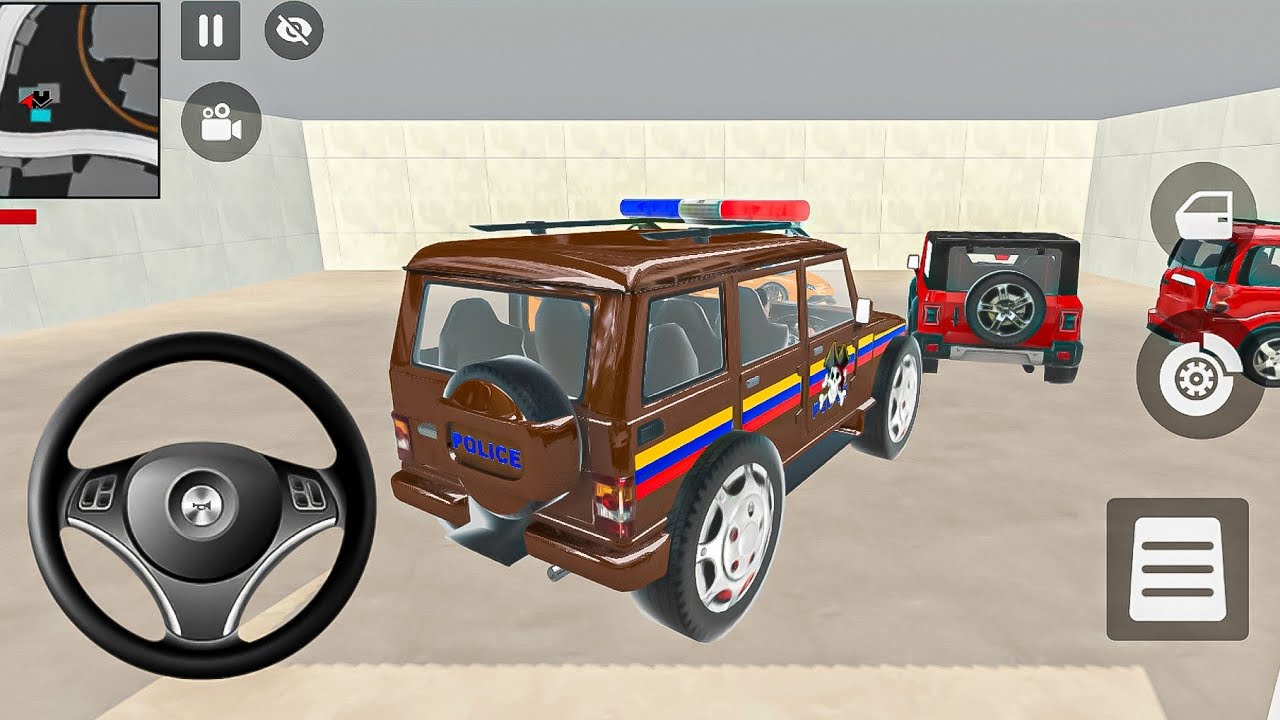 Modified police car 🚨 Gangster Life in Indian Streets | Open WorldGame game for android🚜