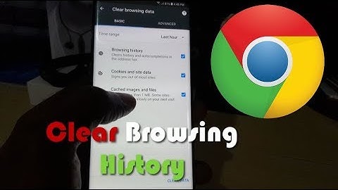 Clear Web Browsing History on Chrome on Android