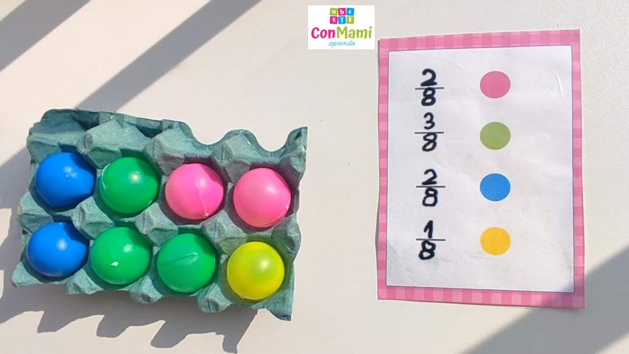 5 Estrategias para trabajar fracciones con material casero.