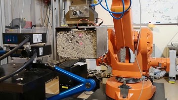 Calibrated pick and place of a tilted block using an ABB IRB2400 robot