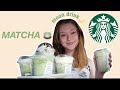 Trying different matcha drinks from Starbucks | TikTok moon drink