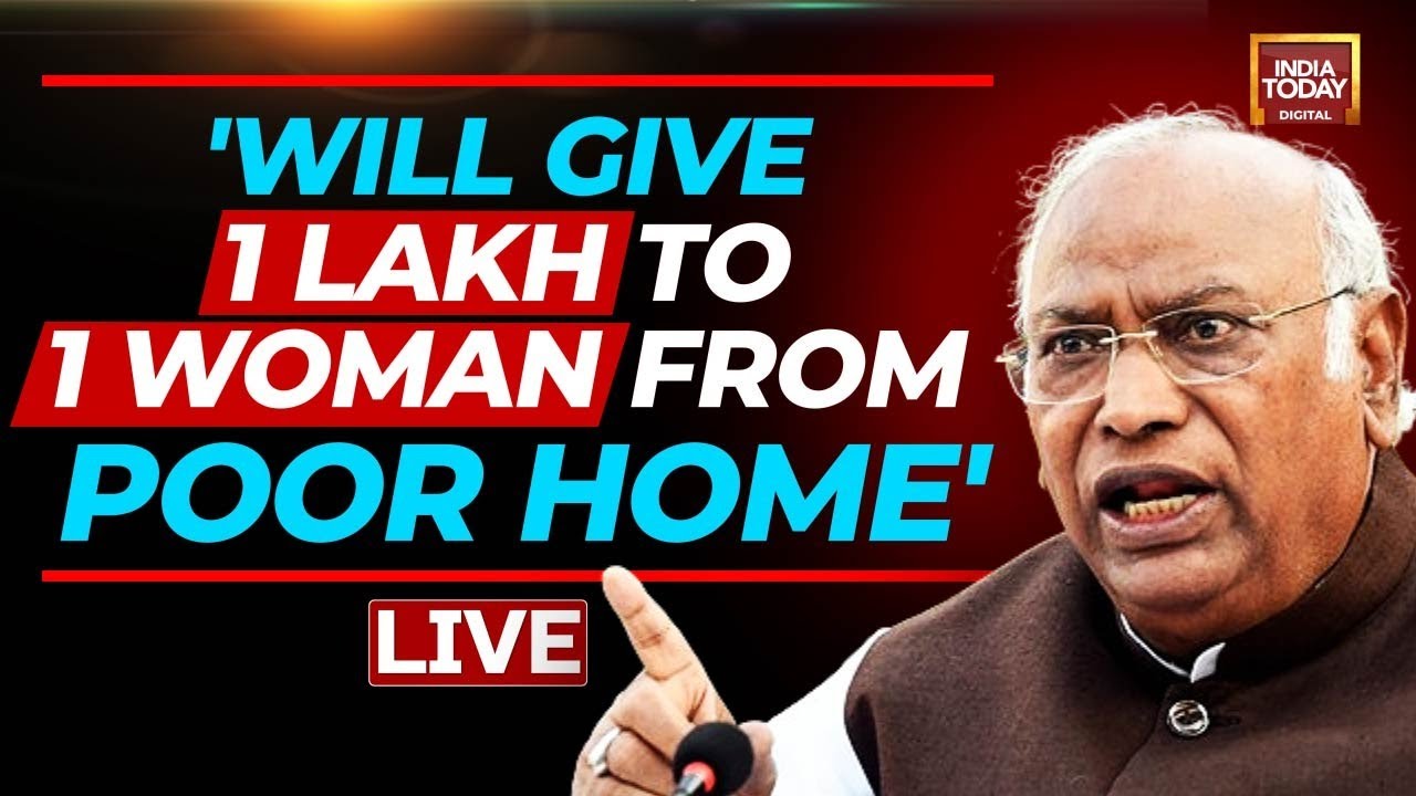 Congress Manifesto LIVE | Mallikarjun Kharge & Rahul Gandhi LIVE|  Congress PC LIVE | India Today