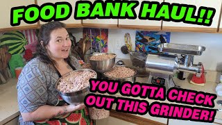 Food Bank Haul 32523  || Getting my BACON on!!  #foodbank