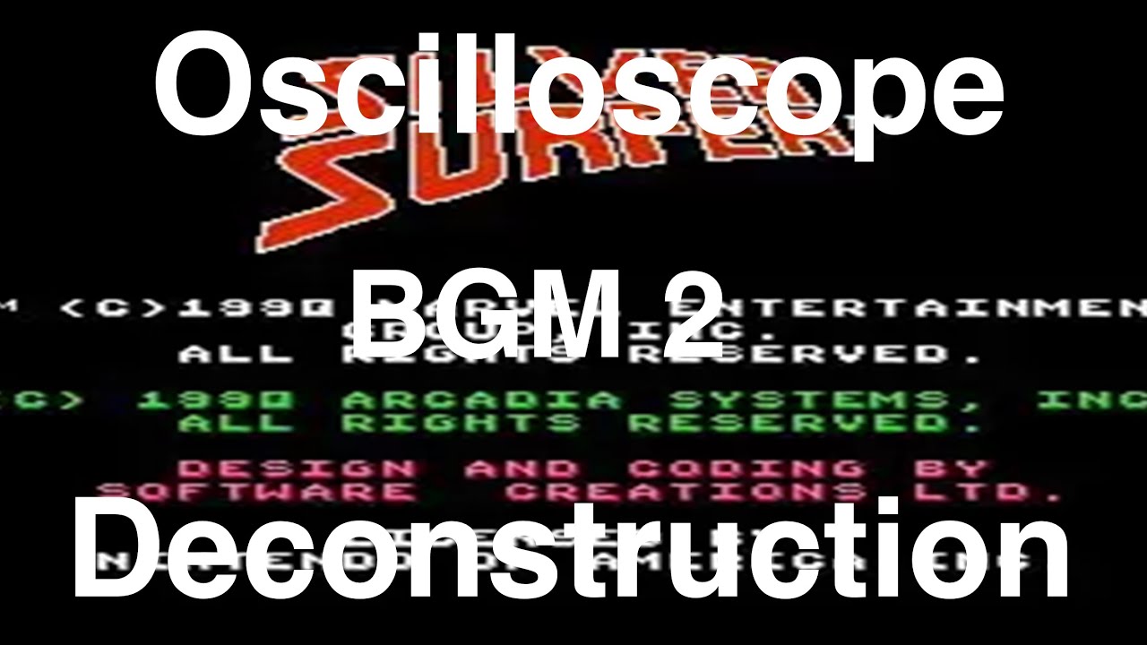 Silver Surfer (NES) BGM 2 Oscilloscope Deconstruction
