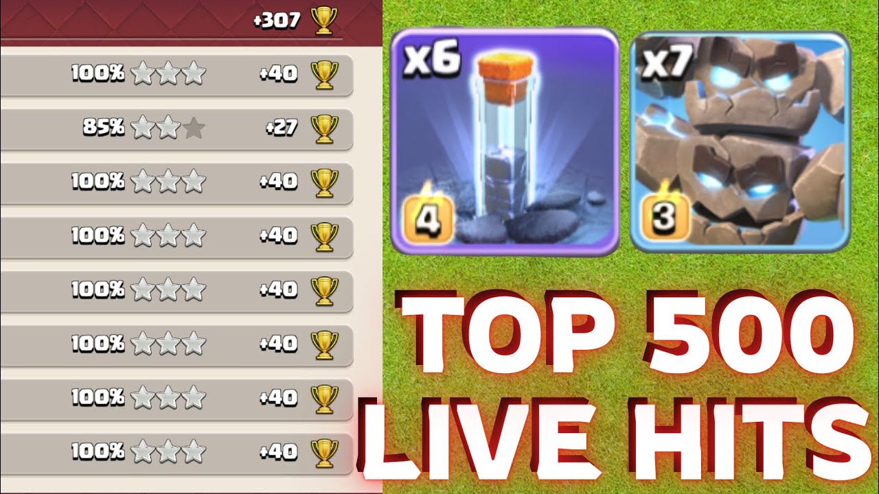 Meteor Golem Spam Army is Consistent in Legends League 💥