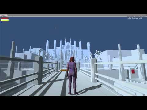 Unity3D UMA Controller Beta : Idle switching (Female example)