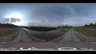 GIROPTICの360度カメラ「360cam」で河川敷の風景を撮影