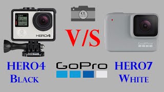 GoPro HERO4 Black vs GoPro HERO7 White