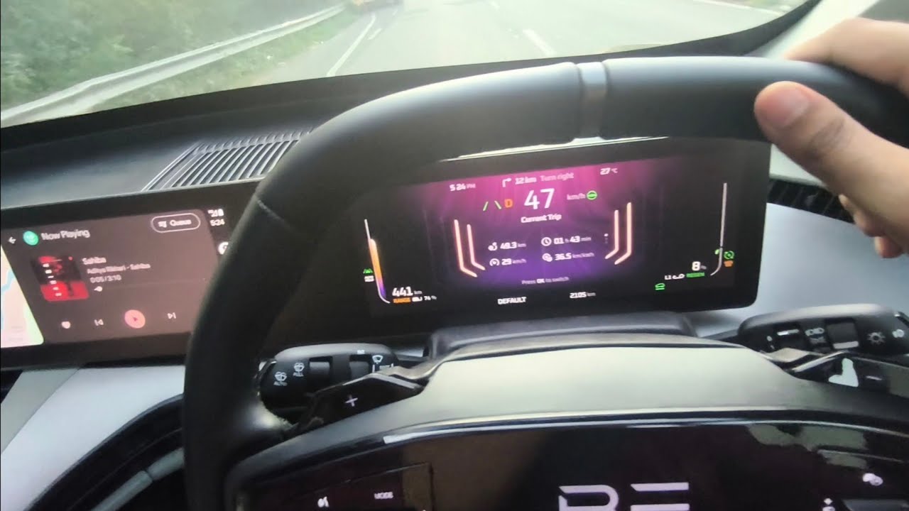 BE 6 59 kWh Range Test on Hill Drive from Chandigarh to Solan - 151.7 km to and fro@ 30-50 kmph