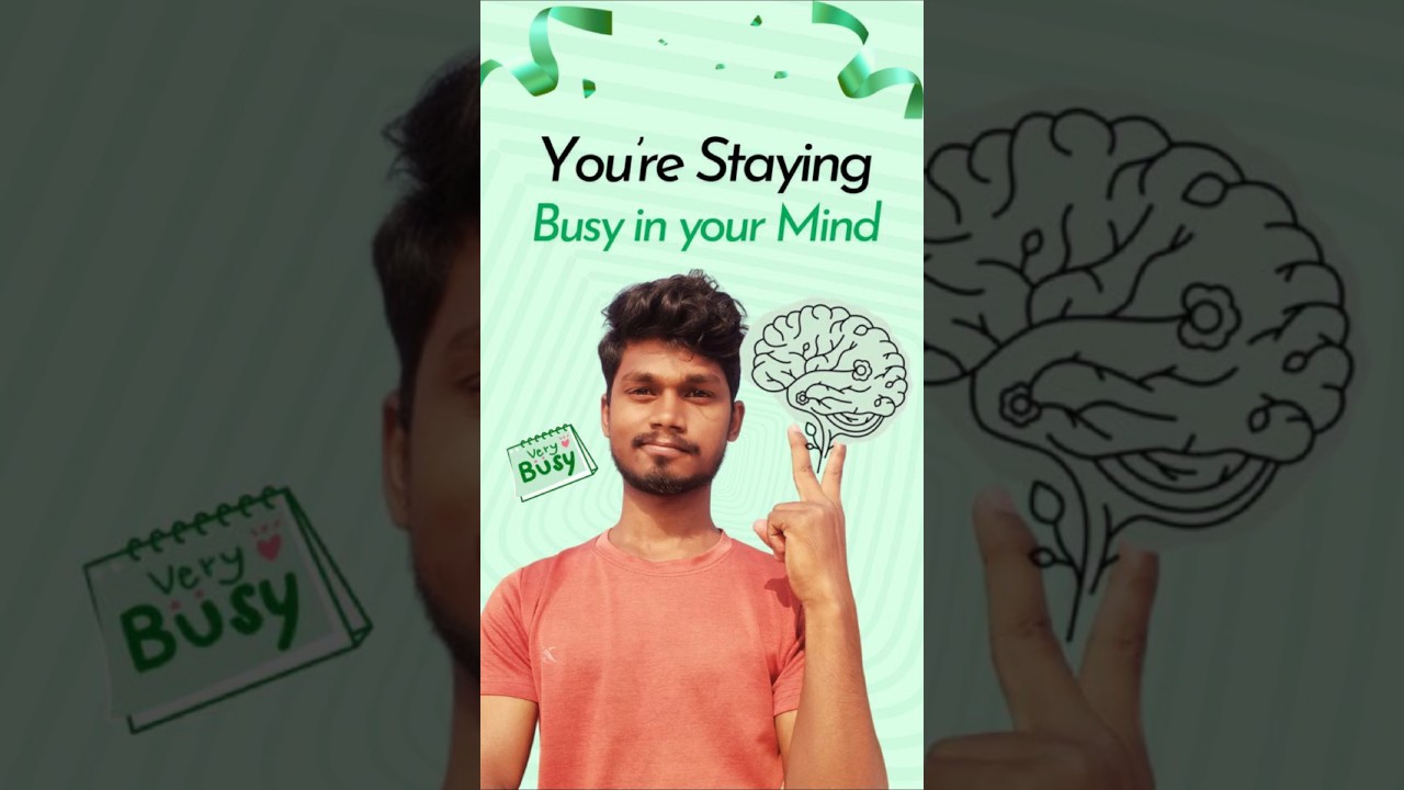 You're just staying busy in your mind...