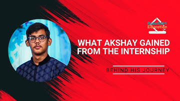 What Akshay gained from the internship | Explained | RoboRAM Education Wing