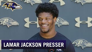 Lamar Jackson Week 1 Preview Press Conference | Baltimore Ravens