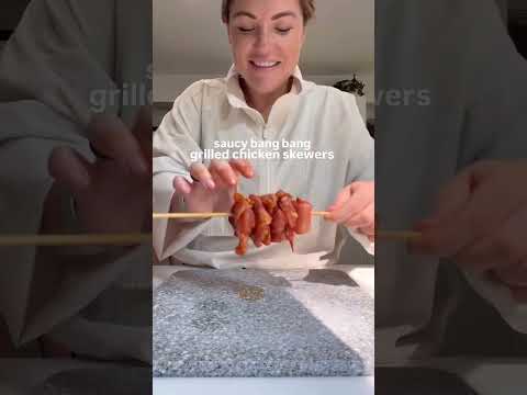 Bang Bang Chicken Skewers