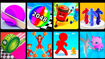 Asmr slicing,Ball run,Battery Run,Blob Runner,Brick Builder,Cheerleader girl,Colour run,slice it all