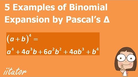💯 5 Important Examples of Binomial Expansion using Pascal