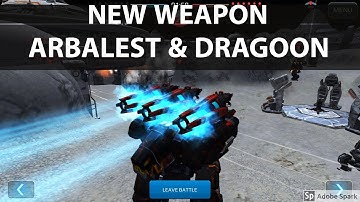 War Robots Test Server 3.7 NEW Weapon Rebalance - WR Gameplay - Arbalest, Dragoon, Vortex