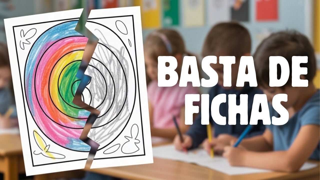 ¿Fichas de colorear para aprender a dibujar? Mejor haz esto