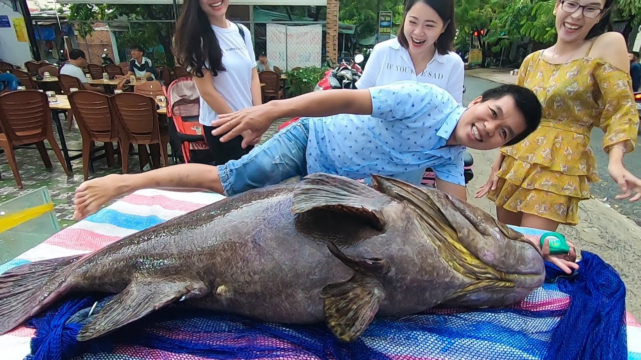 Lần Đầu Ăn Cá Mú Biển Siêu To Khổng Lồ 71Kg Giá Gần 60 Triệu Ở Quán Hải Sản Nha Trang Tại Sài Gòn