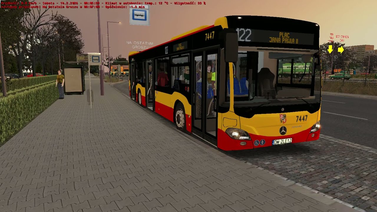 OMSI2 #27 NOWY WROCŁAW! Dedykowany MB Citaro C2 :D Linia 122