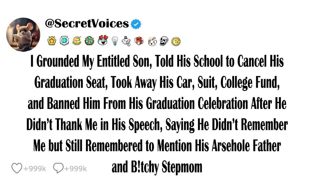 I Grounded My Entitled Son, Told His School to Cancel His Graduation Seat, Took Away His Car, Su