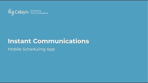 Mobile app software for employee shift-scheduling and time & attendance