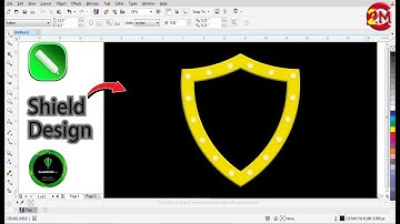 Corel Draw Tutorial Draw a Shield