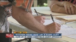 Petitioners in Rogers County seek grand jury investigation of county officials
