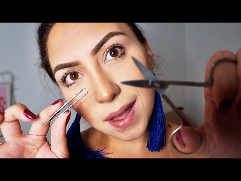 ASMR | DURMA NESTE VÍDEO: FAZENDO SUA SOBRANCELHA