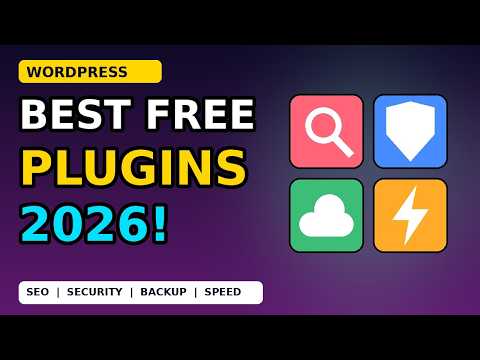 Best Free WordPress Plugins 2026: 5 Must-Have Plugins for Every Site