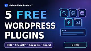 Best Free WordPress Plugins 2026: 5 Must-Have Plugins