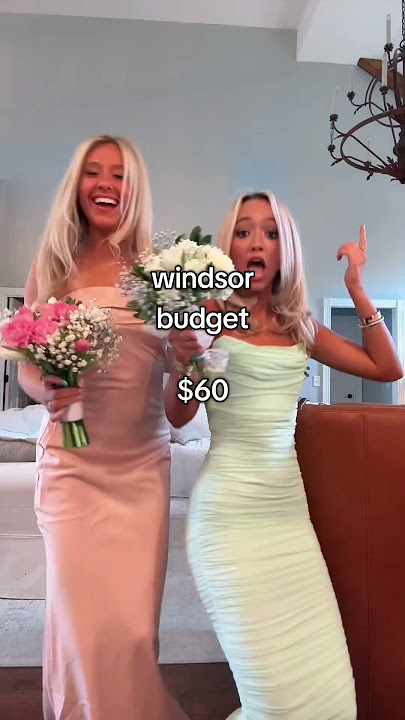 budget vs expensive prom dress. using treffa to find where cute prom dresses are frompt.33🧜‍♀️