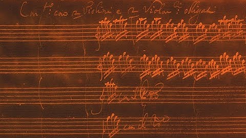 VIVALDI | Concerto con 2 Violini, e 2 Violoncelli obligati | RV 564 in D major | Original manuscript